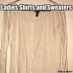Ladies tops and sweaters